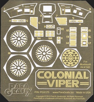 Colonial Viper Photoetch by ParaGrafix