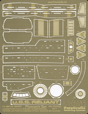 USS Reliant Photoetch Set