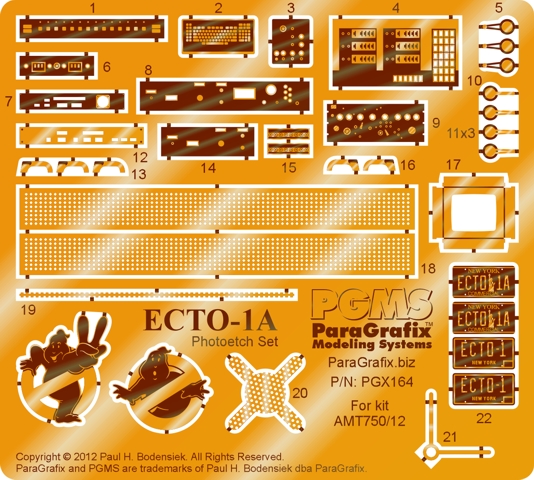 Ghostbusters Ecto-1A from ParaGrafix