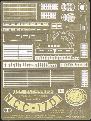 1:350 Refit Enterprise Photoetch from ParaGrafix