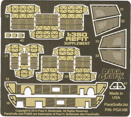 1/350 REFIT Supplemental Photoetch Set