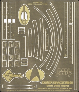 Deep Space Nine Window Drilling Templates