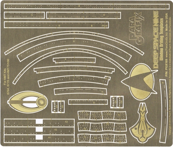 Deep Space Nine Window Drilling Templates