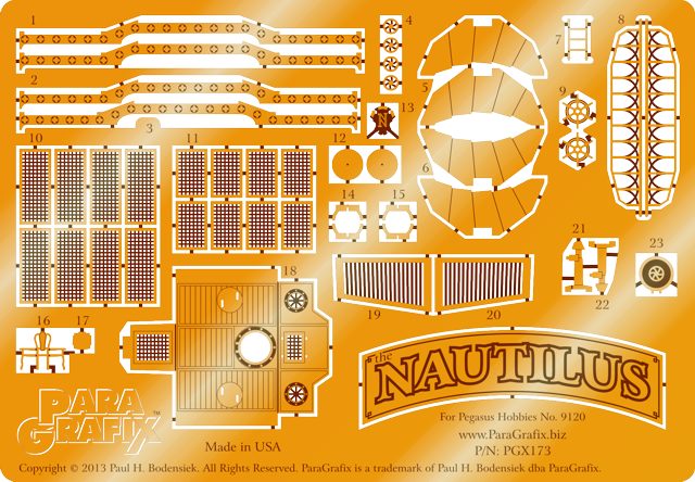 Nautilus Photoetch Set by ParaGrafix
