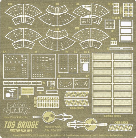 TOS Bridge Photoetch from ParaGrafix