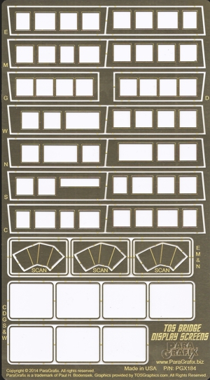 TOS Bridge Display Screens from ParaGrafix