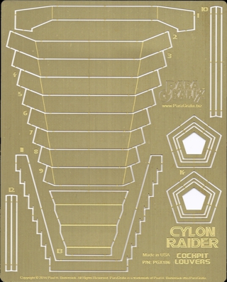 Cylon Raider Cockpit Louvers