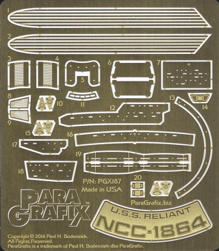 1/1000 Scale Reliant Photoetch from ParaGrafix
