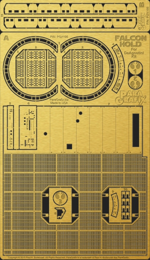 Millennium Falcon Hold Photoetch