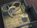 Millennium Falcon Hold Photoetch
