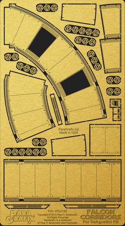 Millennium Falcon Corridors Photoetch