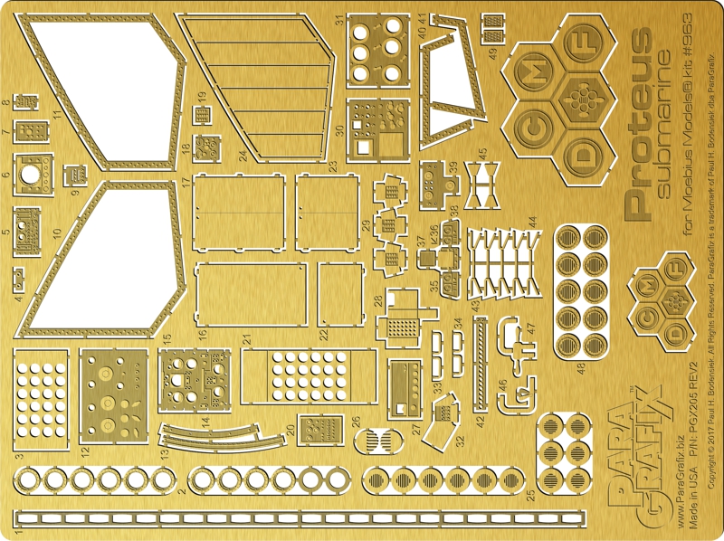 Proteus Photoetch Set from ParaGrafix