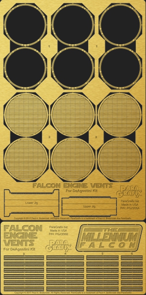 DeAgostini Falcon Exterior Set by ParaGrafix