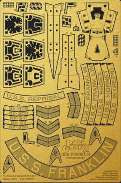 USS Franklin Photoetch Set from ParaGrafix