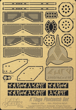 K'Tinga Photoetch Set from ParaGrafix
