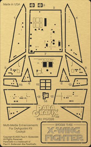ParaGrafix X-Wing Detail Set for DeAgostini Kit