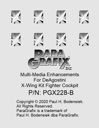 ParaGrafix X-Wing Detail Set for DeAgostini Kit