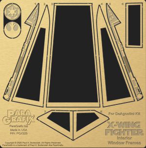 DeAgostini X-Wing Canopy Frames