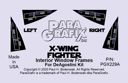 DeAgostini X-Wing Canopy Frames