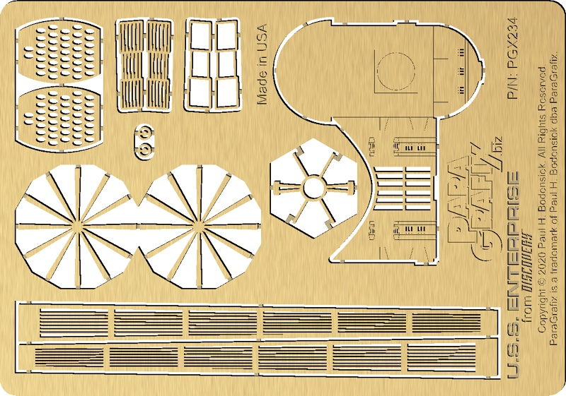 Discovery Enterprise Photoetch Set from ParaGrafix