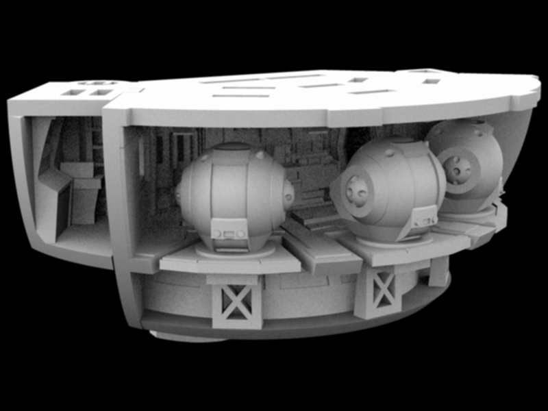 1/350 Discovery Pod Bay from ParaGrafix