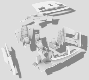 Aries 1-B Replacement Cockpit from ParaGrafix
