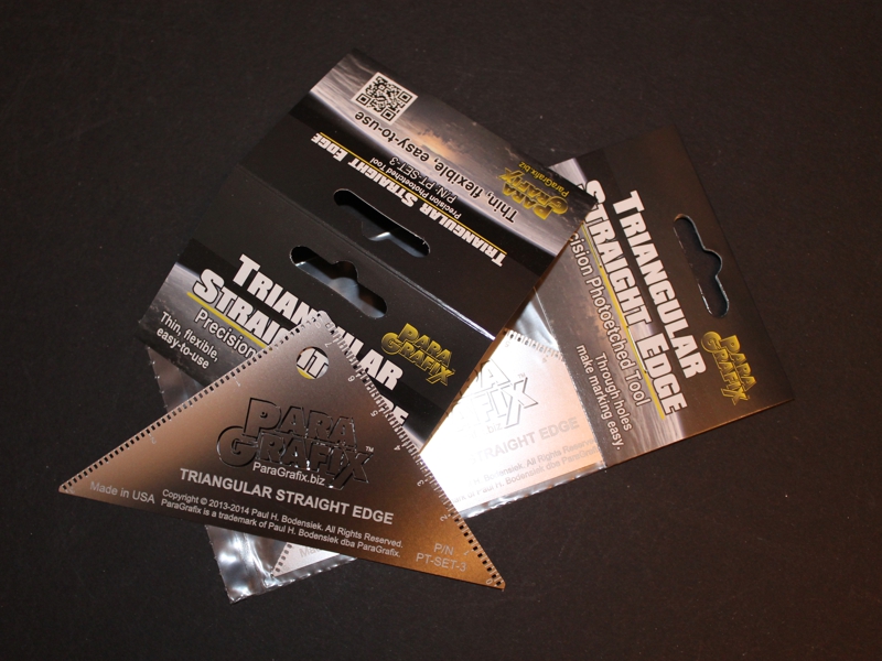 ParaGrafix 3 inch Triangular Straight Edge